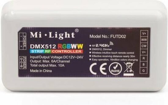 Milight DMX512 RGB+CCT Controller