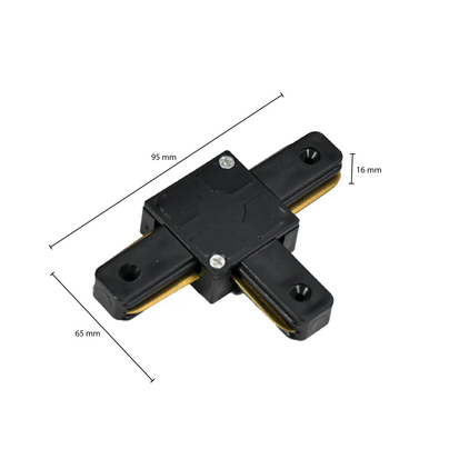 T-connector voor  1-fase rail