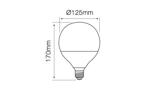 E27 fitting 2700K