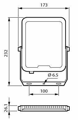 Philips Ledinaire Floodlight 50W 4000K